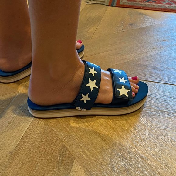 Vans Cayucas Star Platform Sandals Slides - Picture 11 of 11